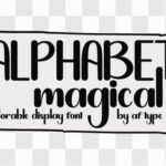 Alphabet Magical Font - Featured Image
