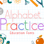 Alphabet Practice Font - Featured Image