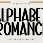 Alphabet Romance Font - Featured Image
