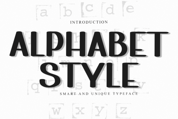 Alphabet Style Font - Featured Image