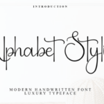 Alphabet Stylish Font - Featured Image