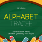 Alphabet Tracee Font - Featured Image