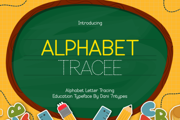 Alphabet Tracee Font - Featured Image