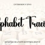 Alphabet Tracing Font - Featured Image