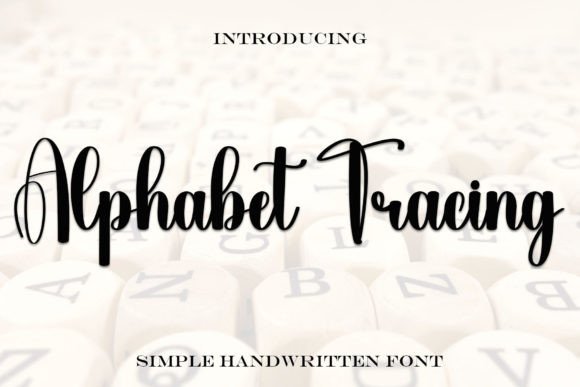 Alphabet Tracing Font - Featured Image