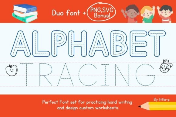 Alphabet Tracing Font - Featured Image