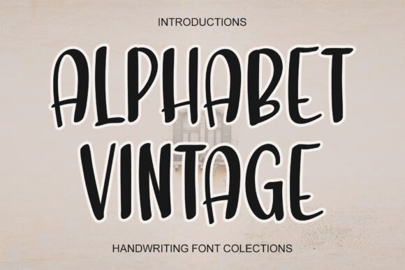 Alphabet Vintage Font - Featured Image