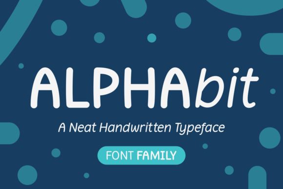 Alphabit Font - Featured Image