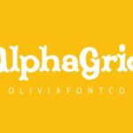 Alphagrid Font - Featured Image