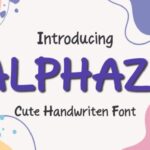 Alphazy Font - Featured Image