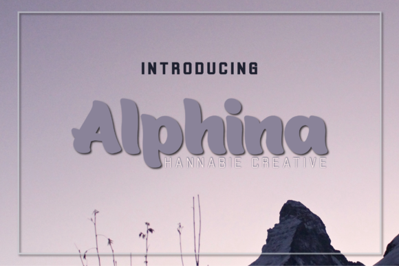 Alphina Font - Featured Image