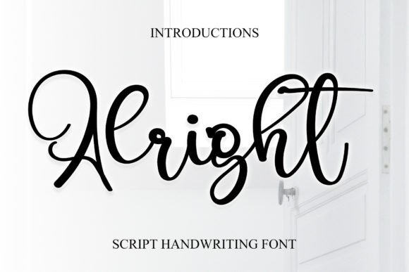 Alright Font - Featured Image