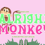 Alright Monkey Font - Featured Image