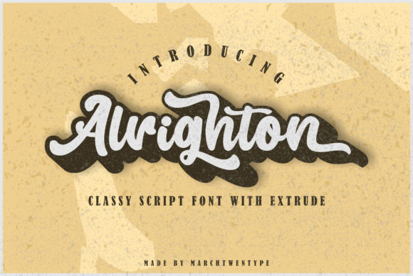 Alrighton Font - Featured Image