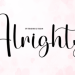 Alrighty Font - Featured Image