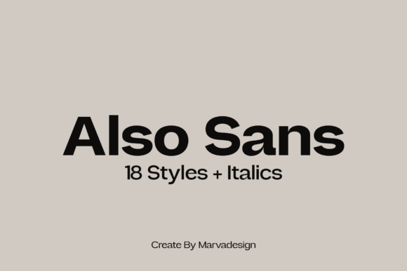 Also Sans Font - Featured Image
