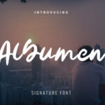 Alsumen Font - Featured Image
