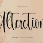 Altercation Font - Featured Image