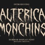 Alterica Monchins Font - Featured Image
