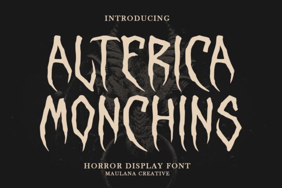 Alterica Monchins Font - Featured Image
