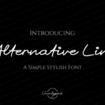 Alternative Line Font - Featured Image