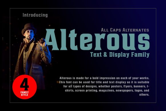Alterous Font - Featured Image