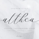 Althea Script Font - Featured Image