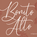 Alto Bonito Font - Featured Image