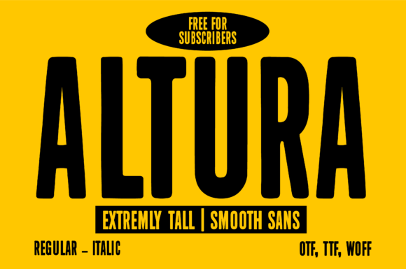 Altura Font - Featured Image