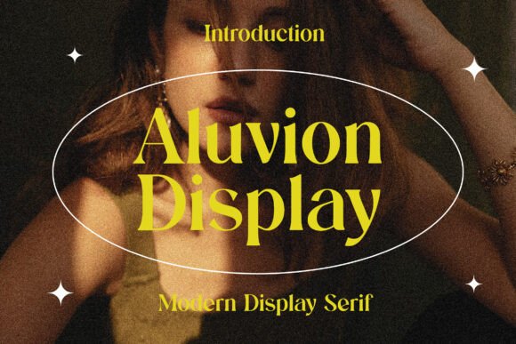 Aluvion Display Font - Featured Image