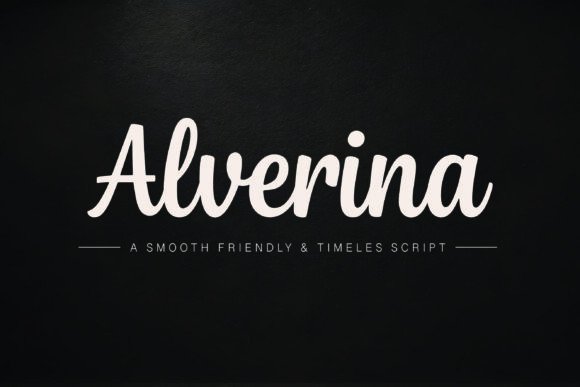 Alverina Font - Featured Image