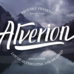 Alverion Font - Featured Image