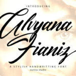 Alvyana Fianiz Font - Featured Image