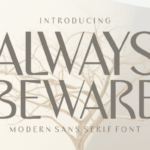 Always Beware Font - Featured Image