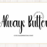 Always Butter Font - Featured Image