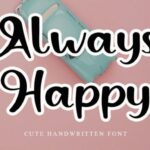 Always Happy Font - Featured Image