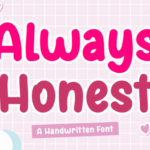Always Honest Font - Featured Image