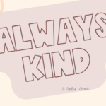 Always Kind Font - Featured Image