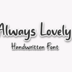Always Lovely Font - Featured Image