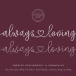 Always Loving Font - Featured Image