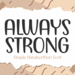 Always Strong Font - Featured Image