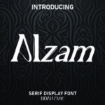 Alzam Font - Featured Image