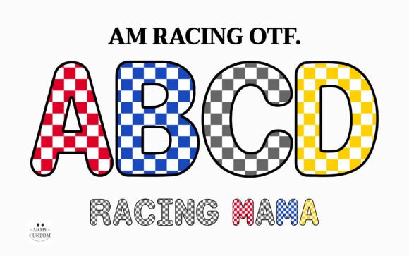 Am Racing Font - Featured Image