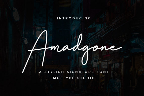 Amadgone Font - Featured Image