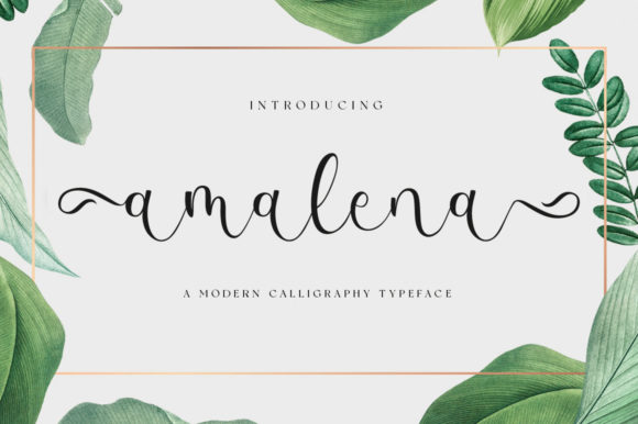 Amalena Font - Featured Image