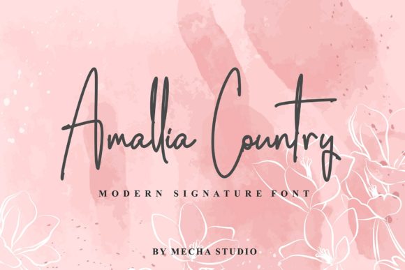 Amalia Country Font - Featured Image