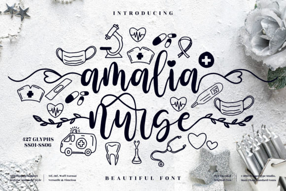 Amalia Nurse Font - Featured Image