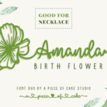 Amanda Birth Flower Duo Font - Featured Image