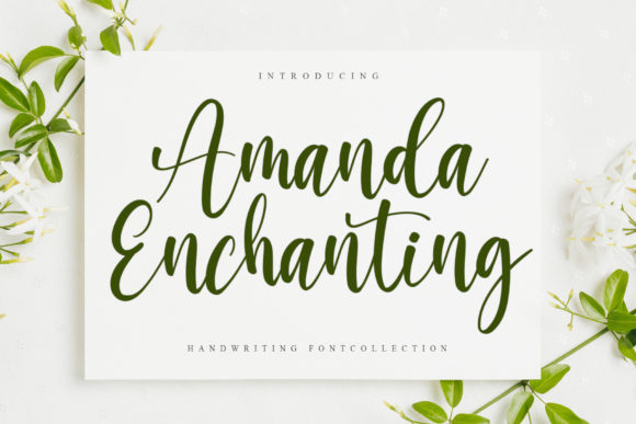Amanda Enchanting Font - Featured Image