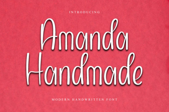 Amanda Handmade Font - Featured Image